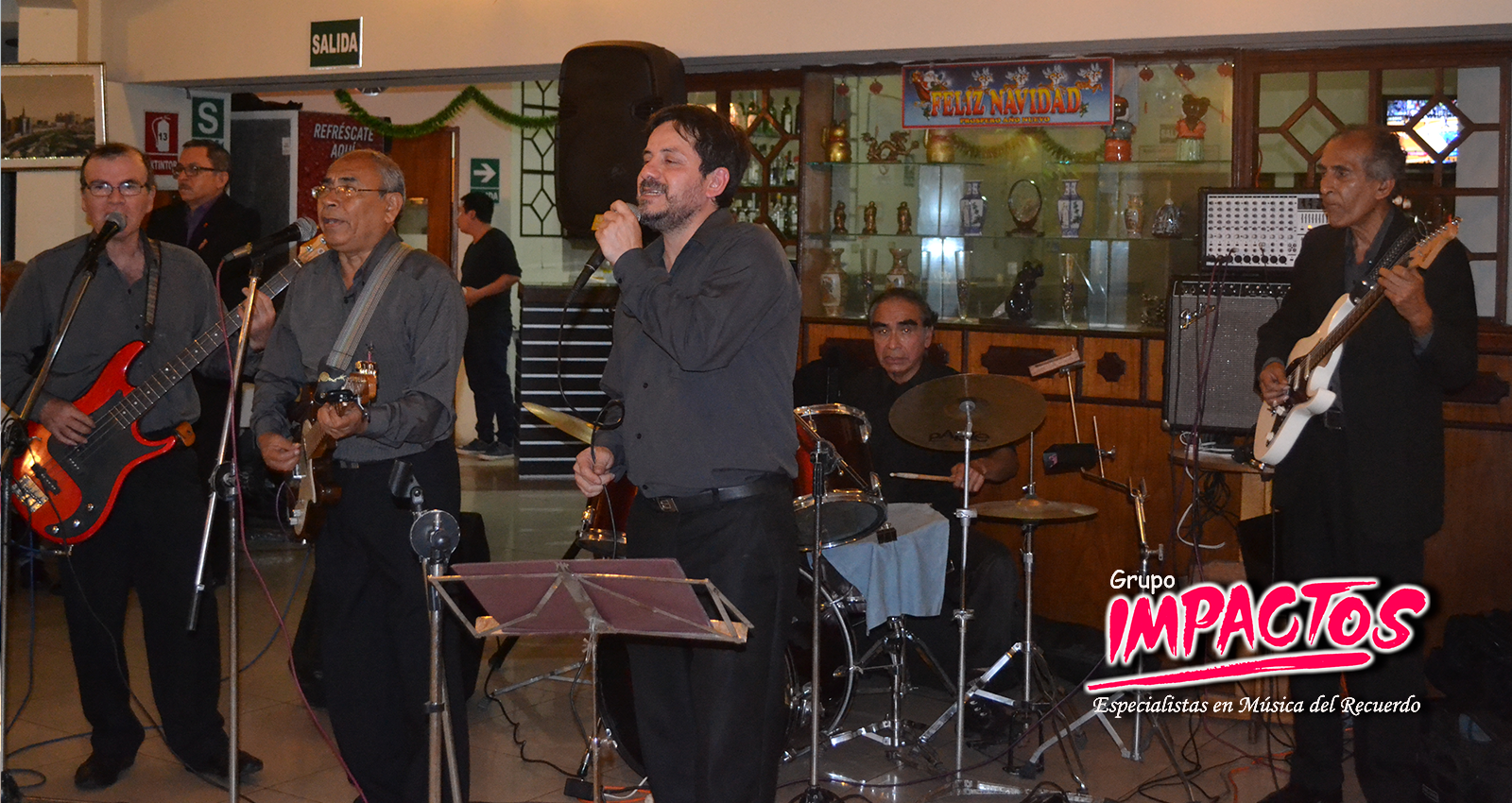 Jaime Pereda & Grupo IMPACTOS En el Club Terrazas de Miraflores - Diciembre 2015